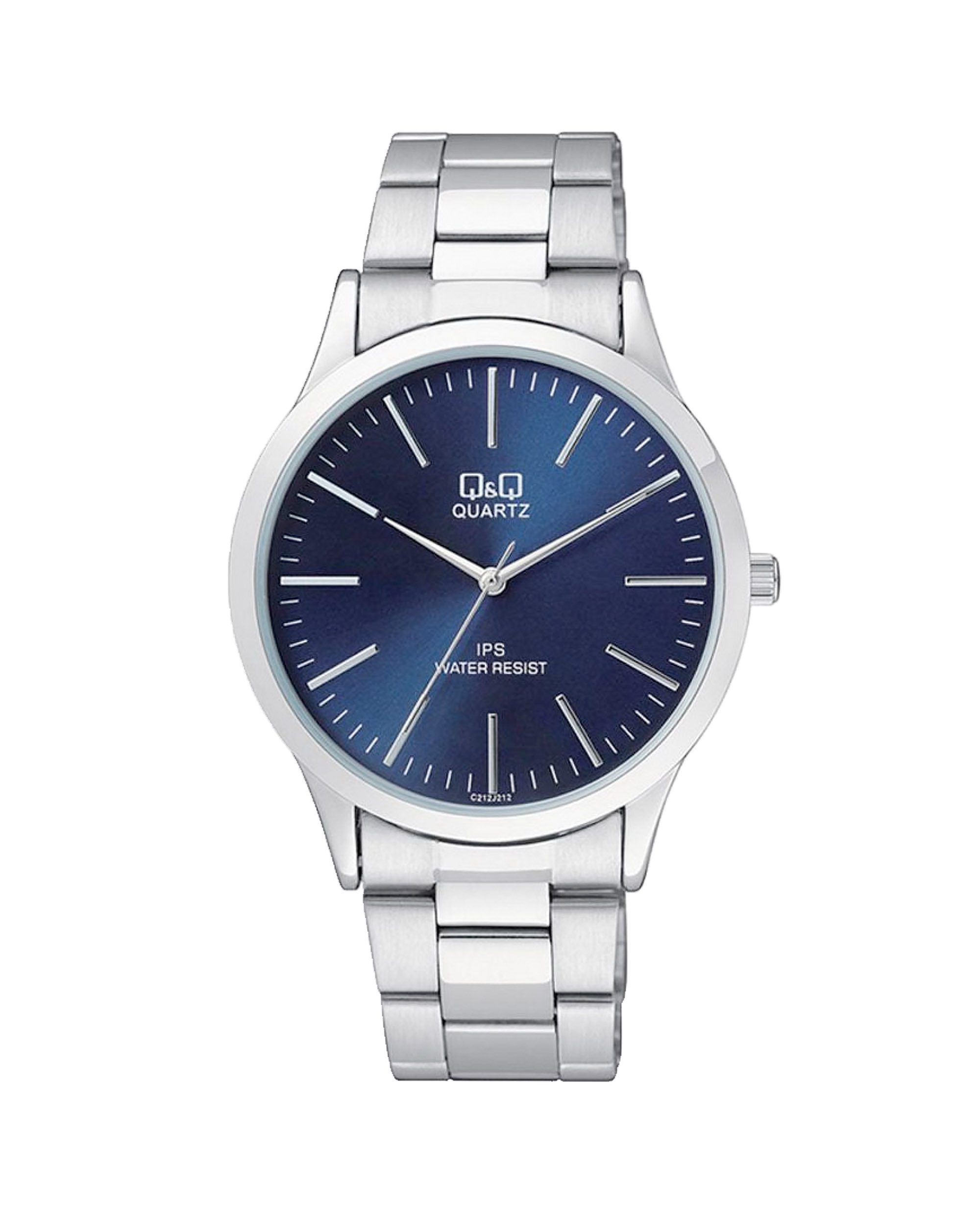 ساعت مچی کیواندکیو مردانه فلزی  صفحه سورمه ای  مدل C212J212Y